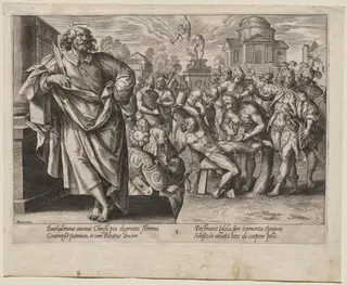 St. Bartholomew, by Hendrick Goltzius, 1578