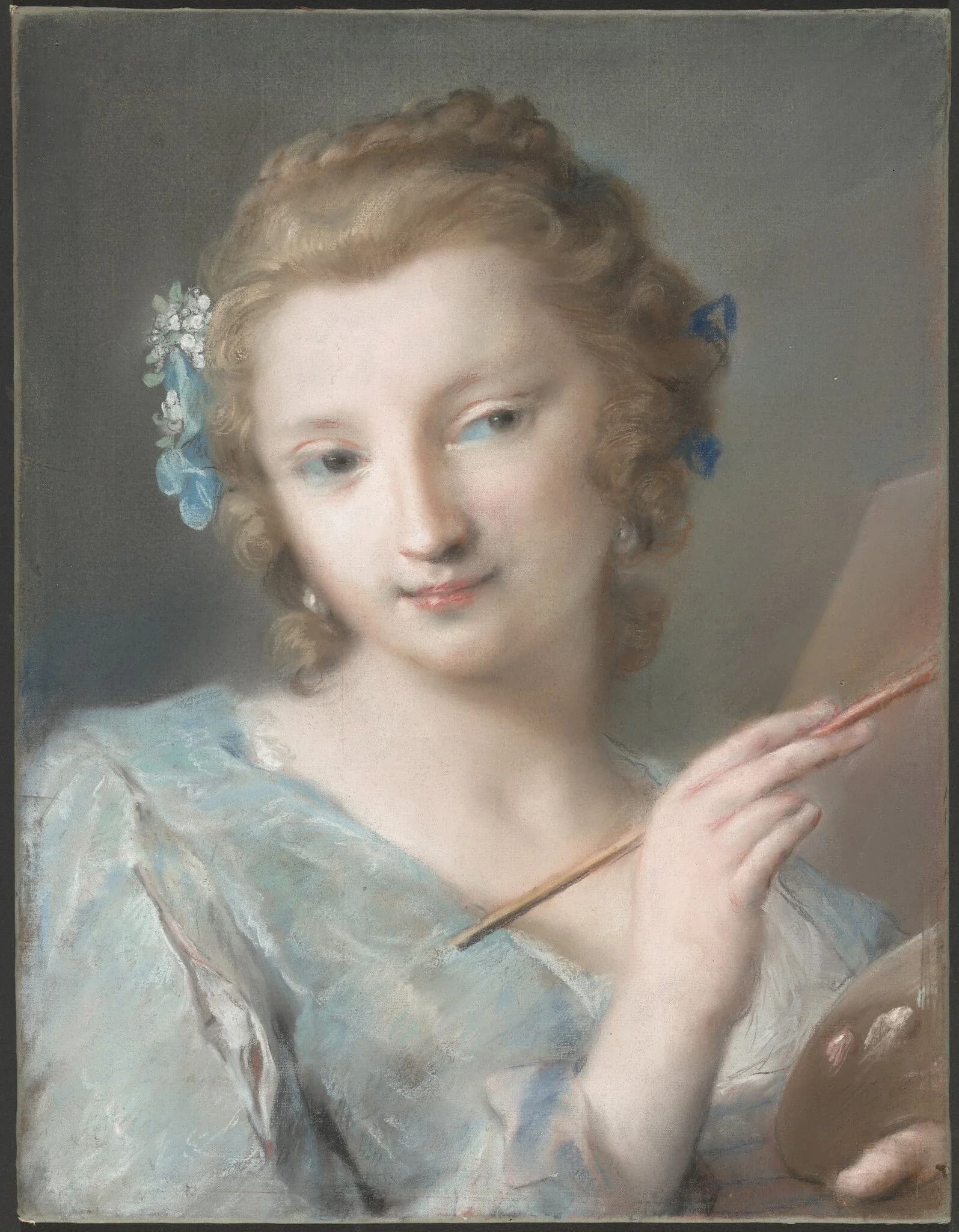 Allegory of Painting, detail