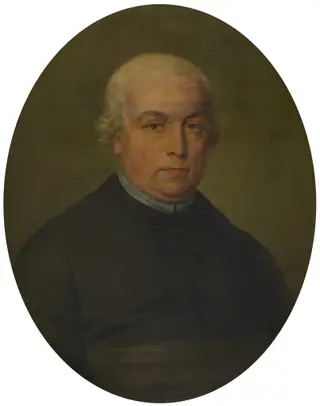 Priest Jacques-Matthieu De Moor, by Mattheus Ignatius van Bree, oil, 1816