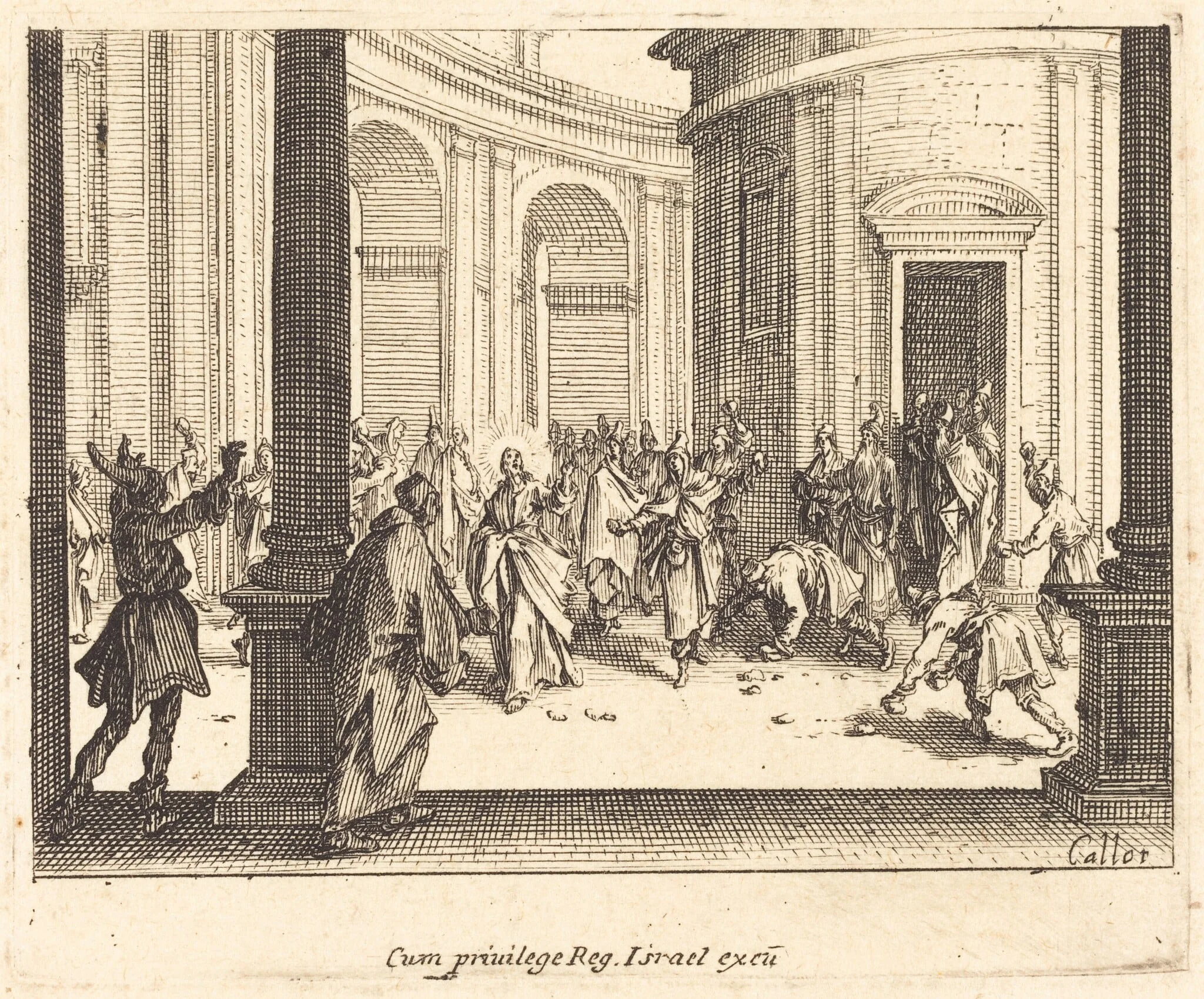 Stoning of Jesus, detail