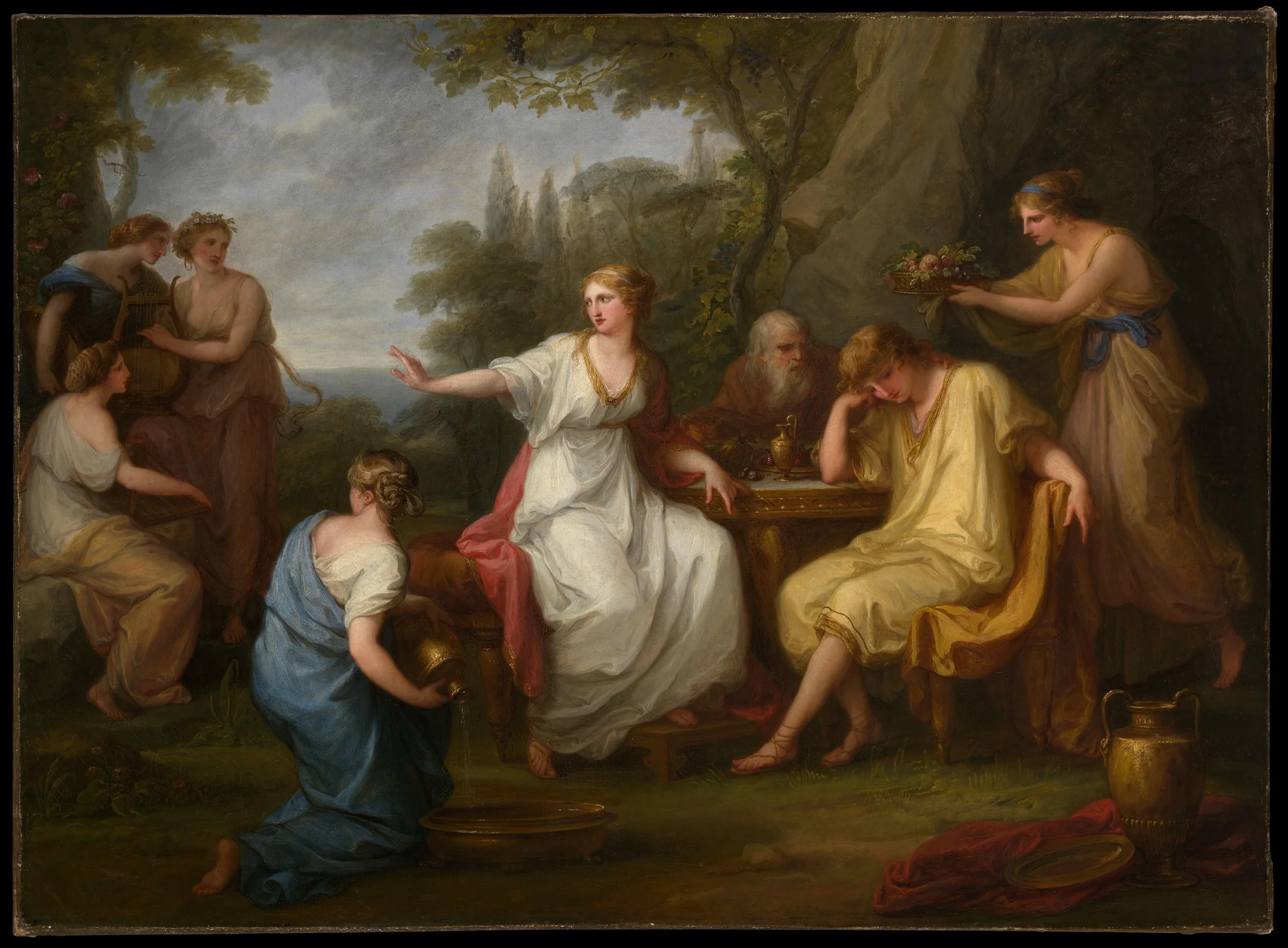 The Sorrow of Telemachus, detail