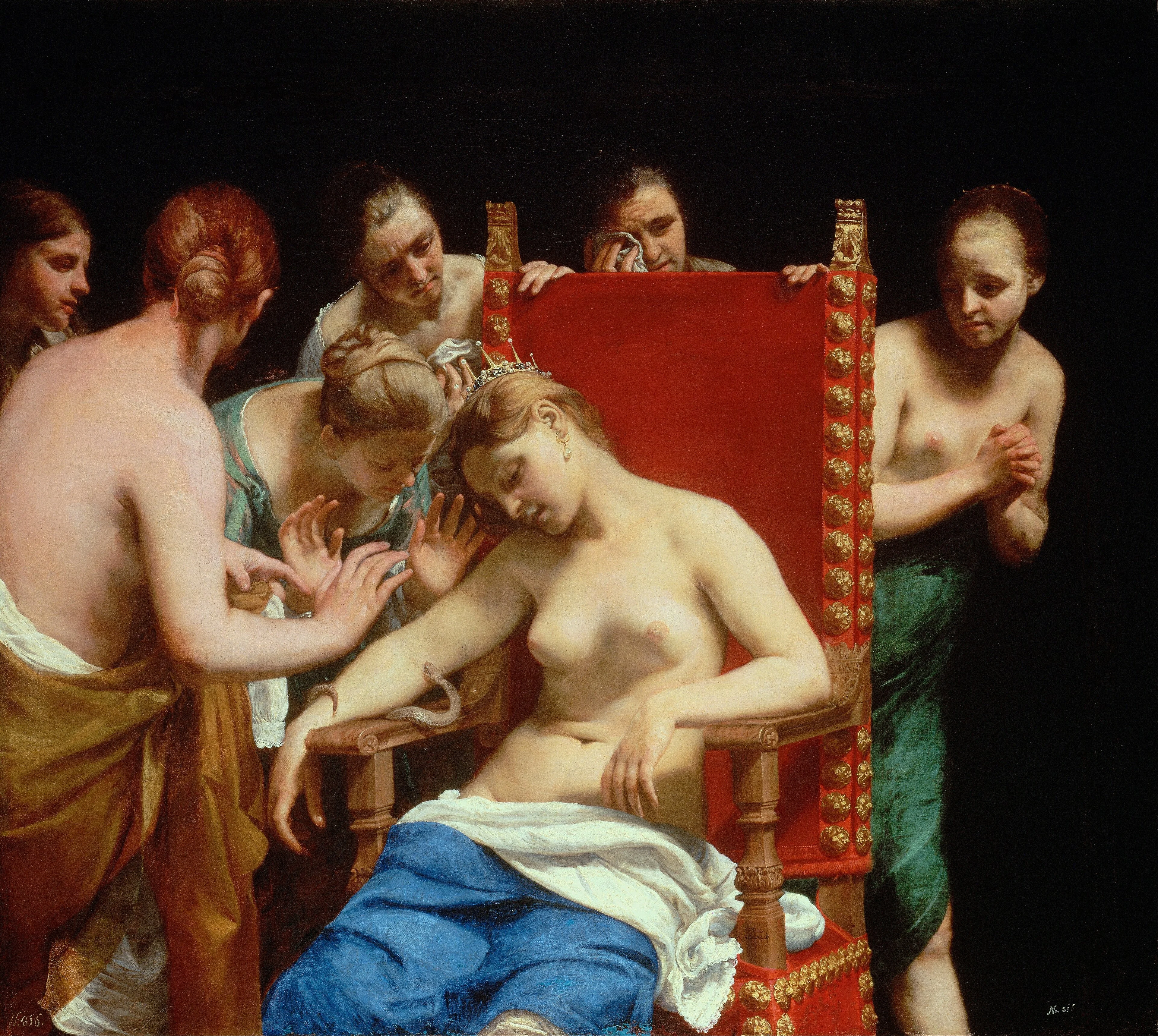 The Death of Cleopatra, detail