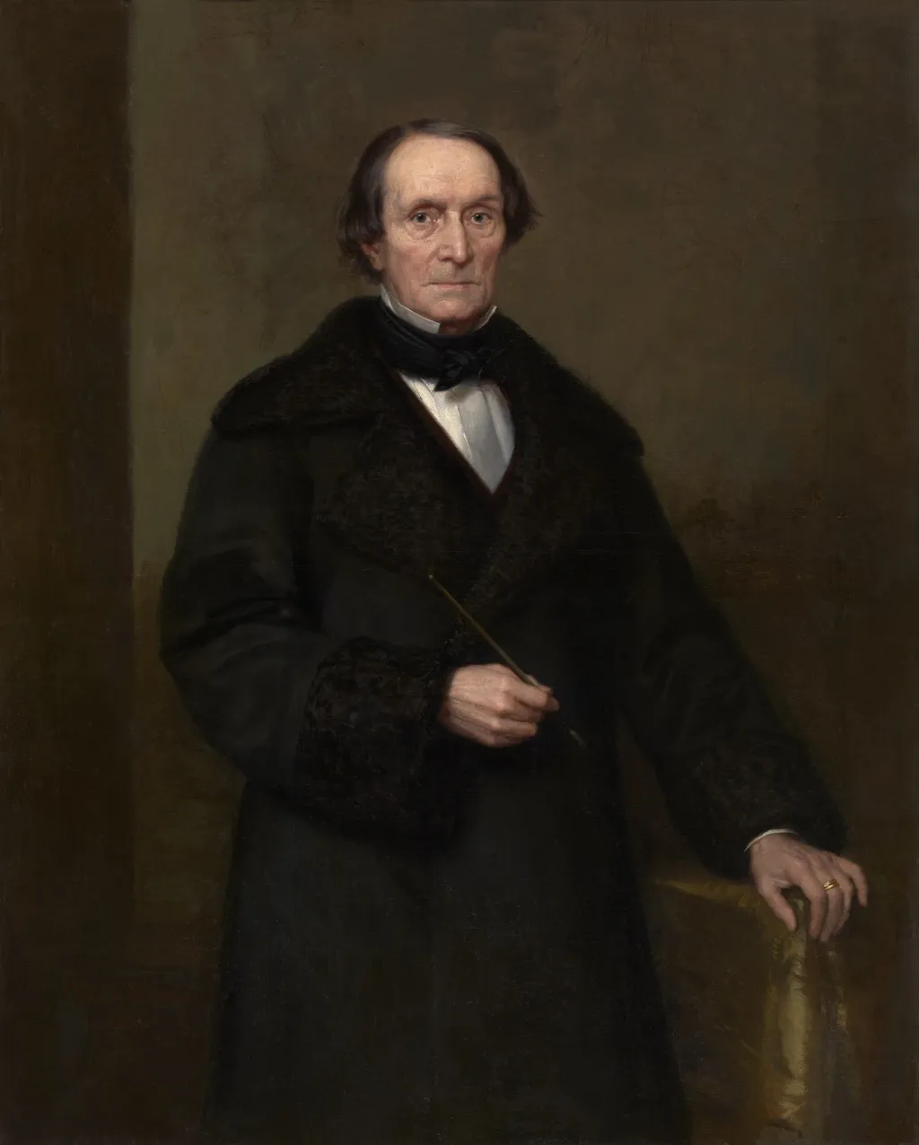 The Painter Peter von Cornelius, by Oscar Begas, oil, 1861