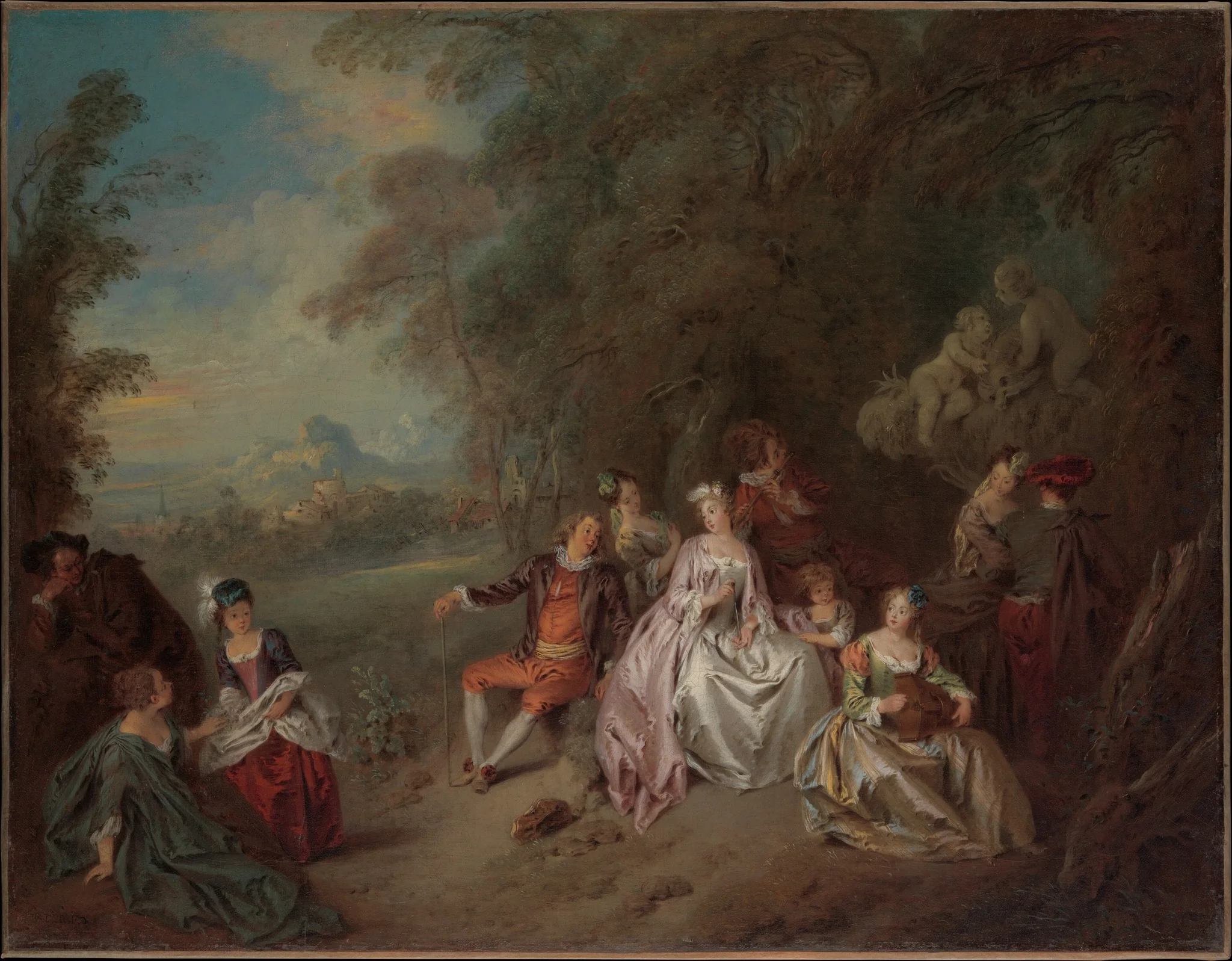 Concert Champêtre, detail