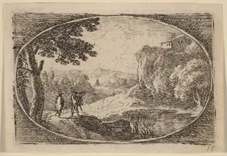 The House on the Rock, by Herman van Swanevelt, ink, 1628