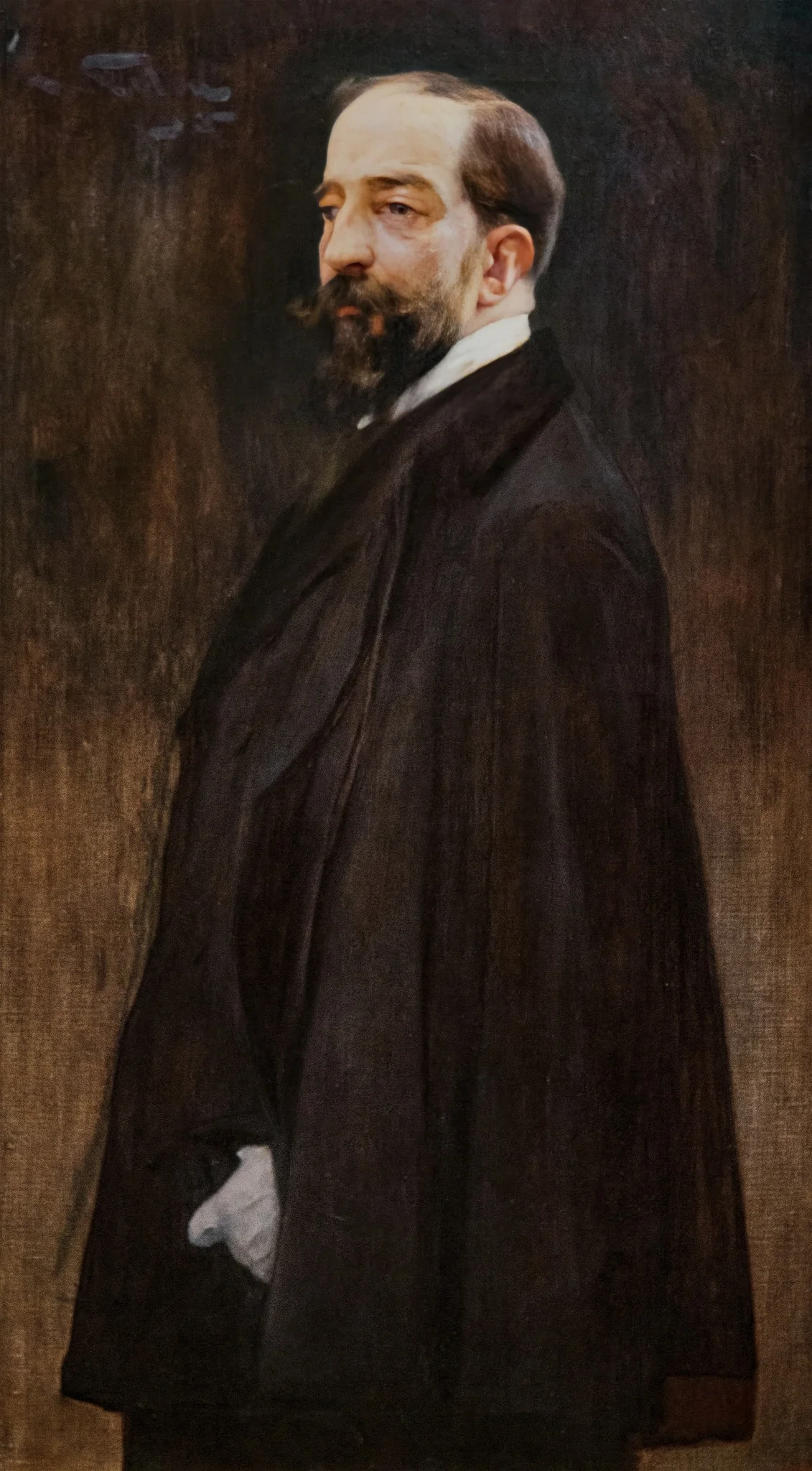 Retrat de Joan Baptista Parés (1847-1926) (Museu Nacional d'Art de Catalunya, inv 010150-000), detail