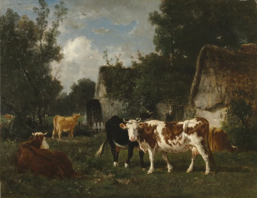 The Mill, by Emile van Marcke, unspecified, 1873