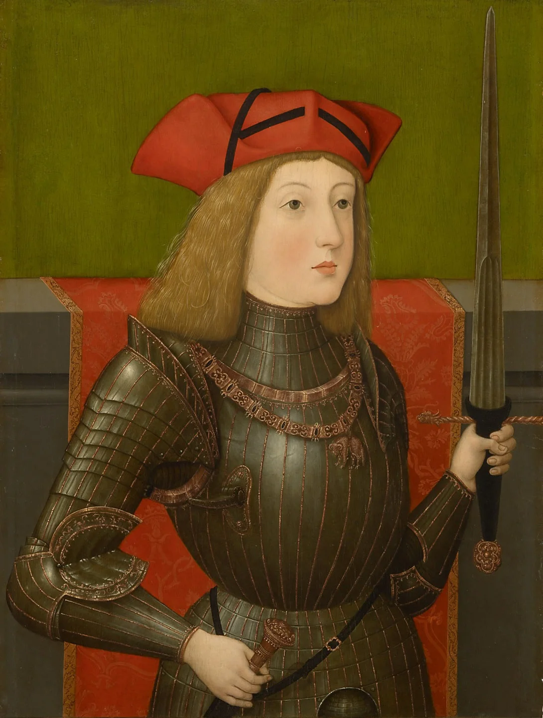 Portrait of emperor Charles V (1500-1558), detail