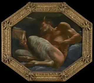 Pan, by Annibale Carracci, oil, 1596