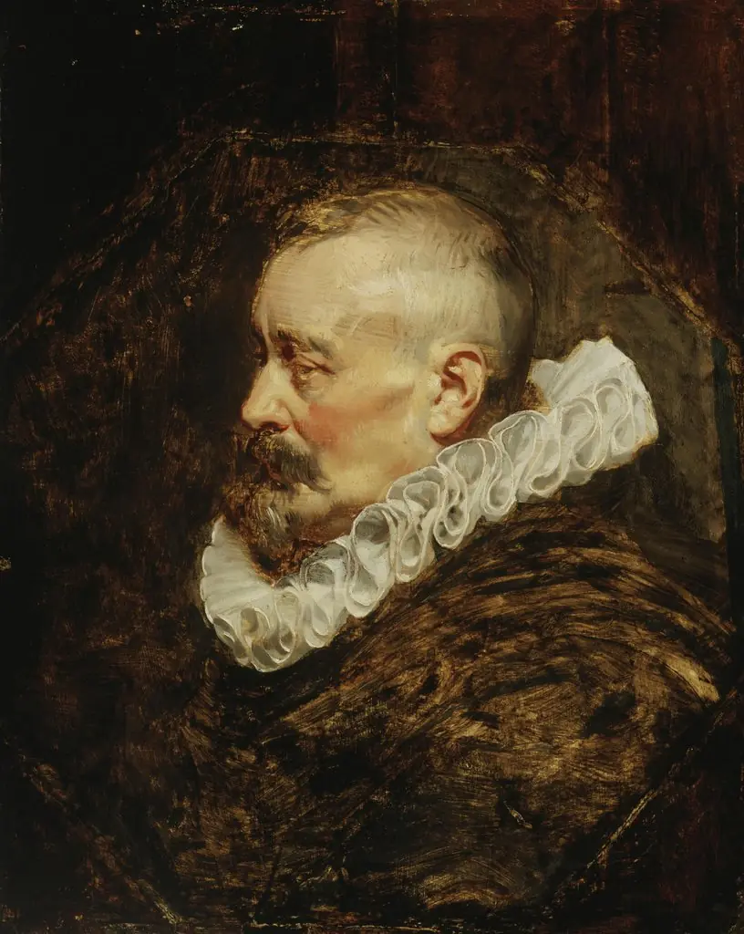 Portrait of a Gentleman (possibly Burgomaster Nicholaes Rockox), by Peter Paul Rubens, oil, 1618