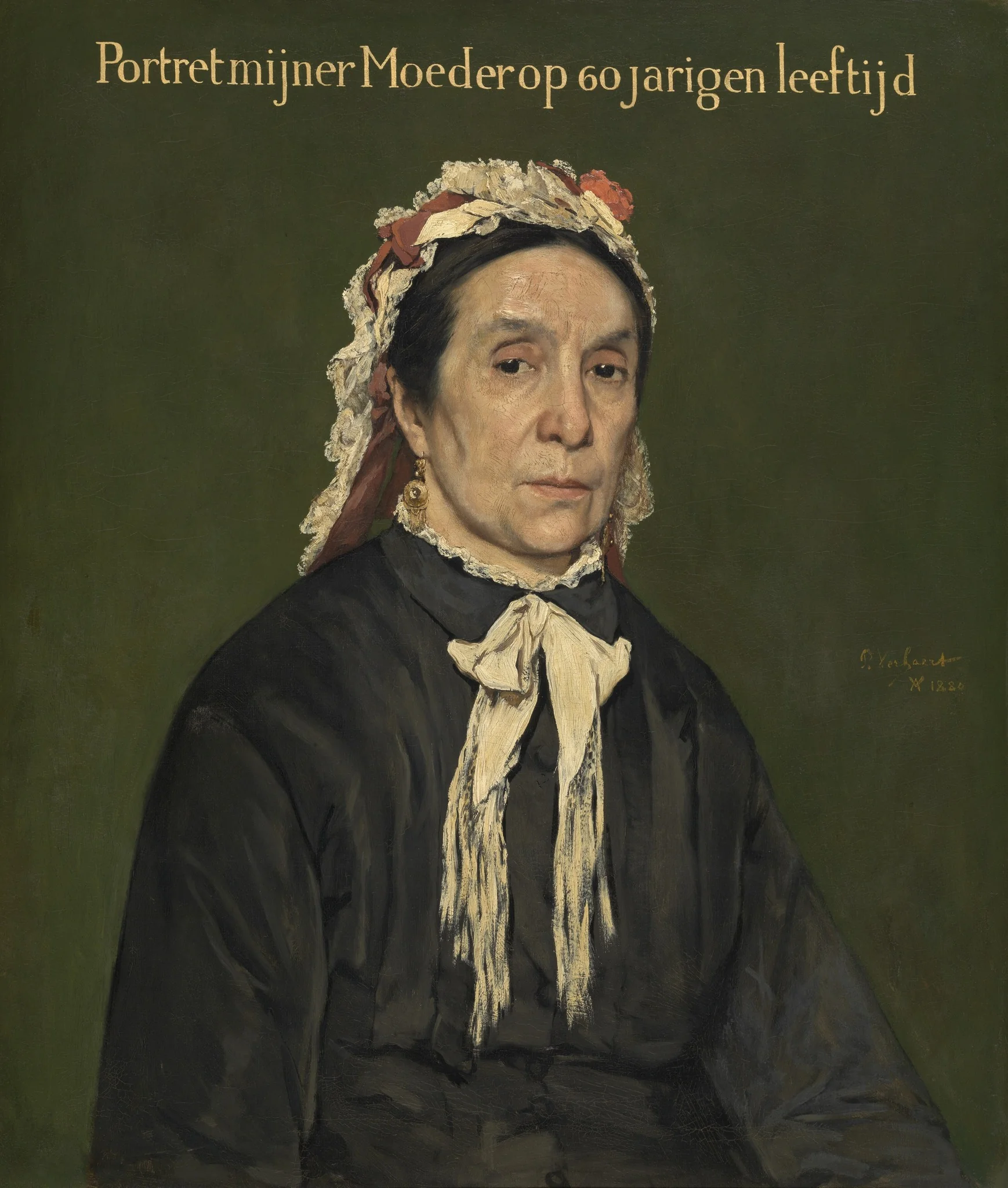 Portrait of the artist's mother at the age of 60, detail
