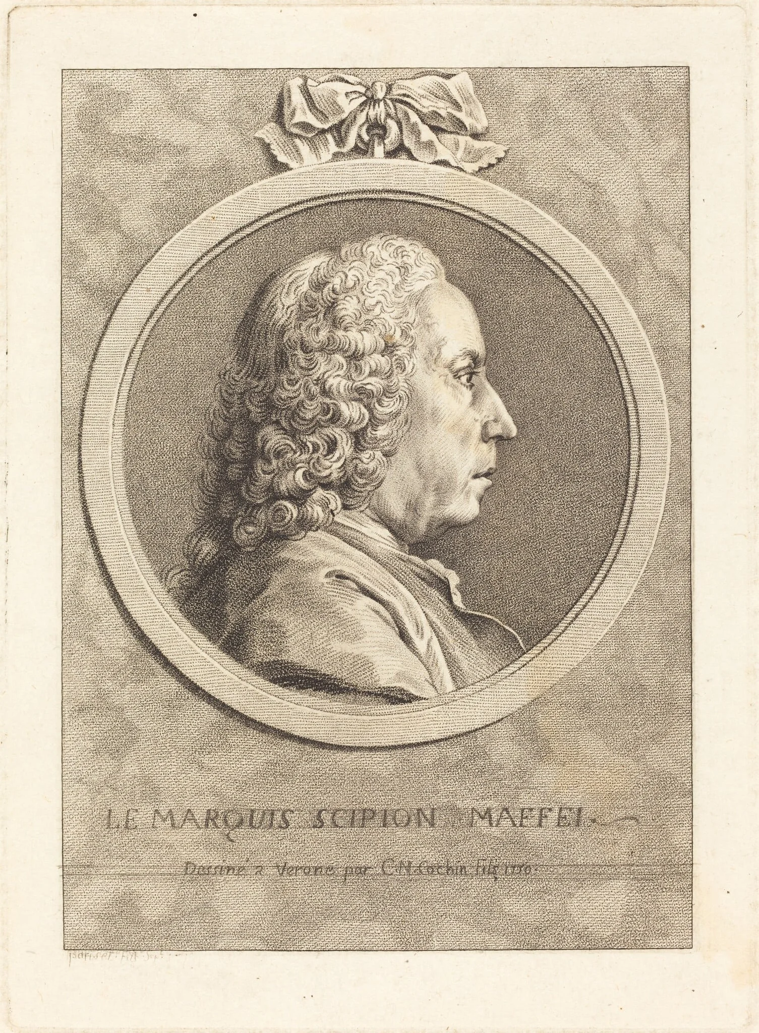 Le Marquis Scipion Maffei, detail