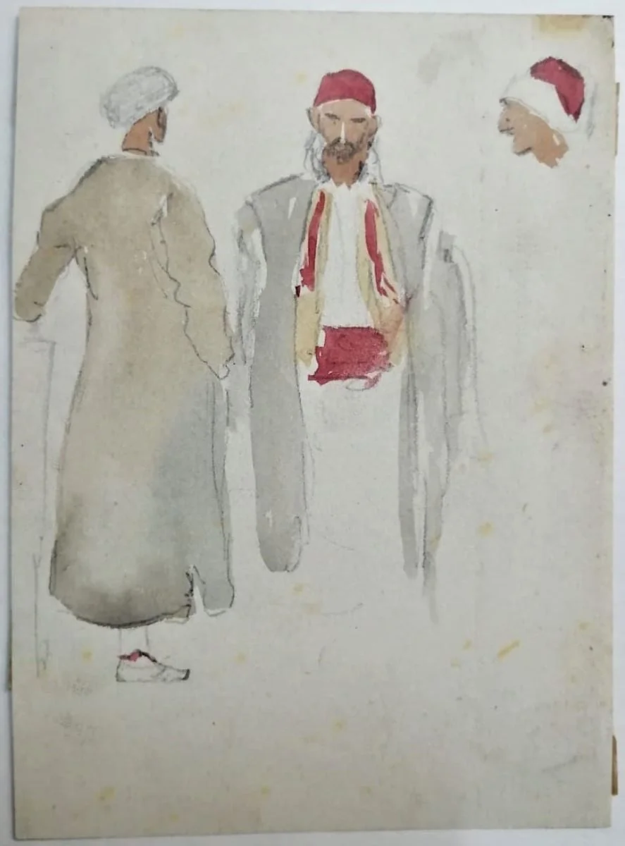 Figuri de turci, detail