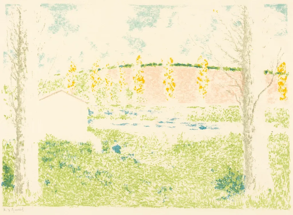 Landscape with a House (Paysage avec maison), by Ambroise Vollard, ink, 1897