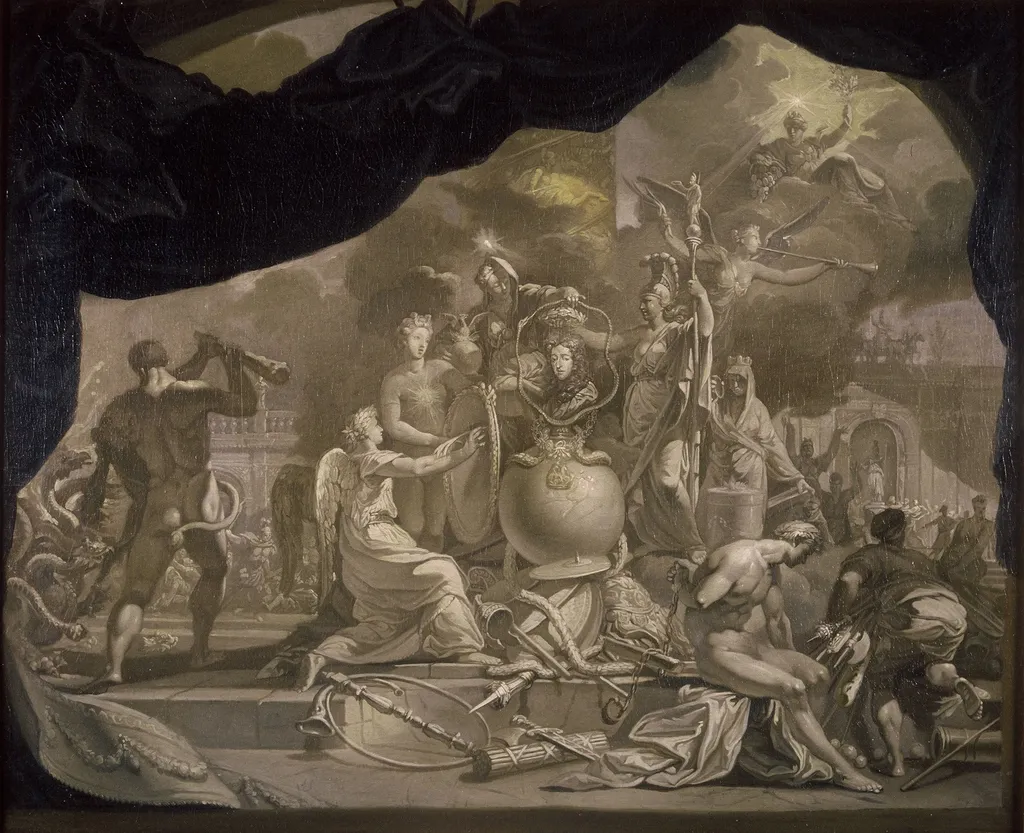 The Glorification of Stadholder-King William III (1650-1702), by Gerard de Lairesse, oil, 1696