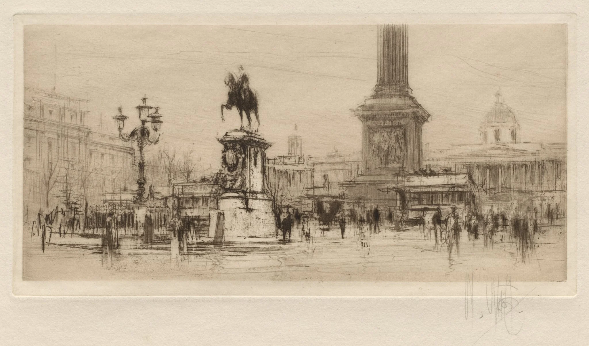 Trafalgar Square, detail