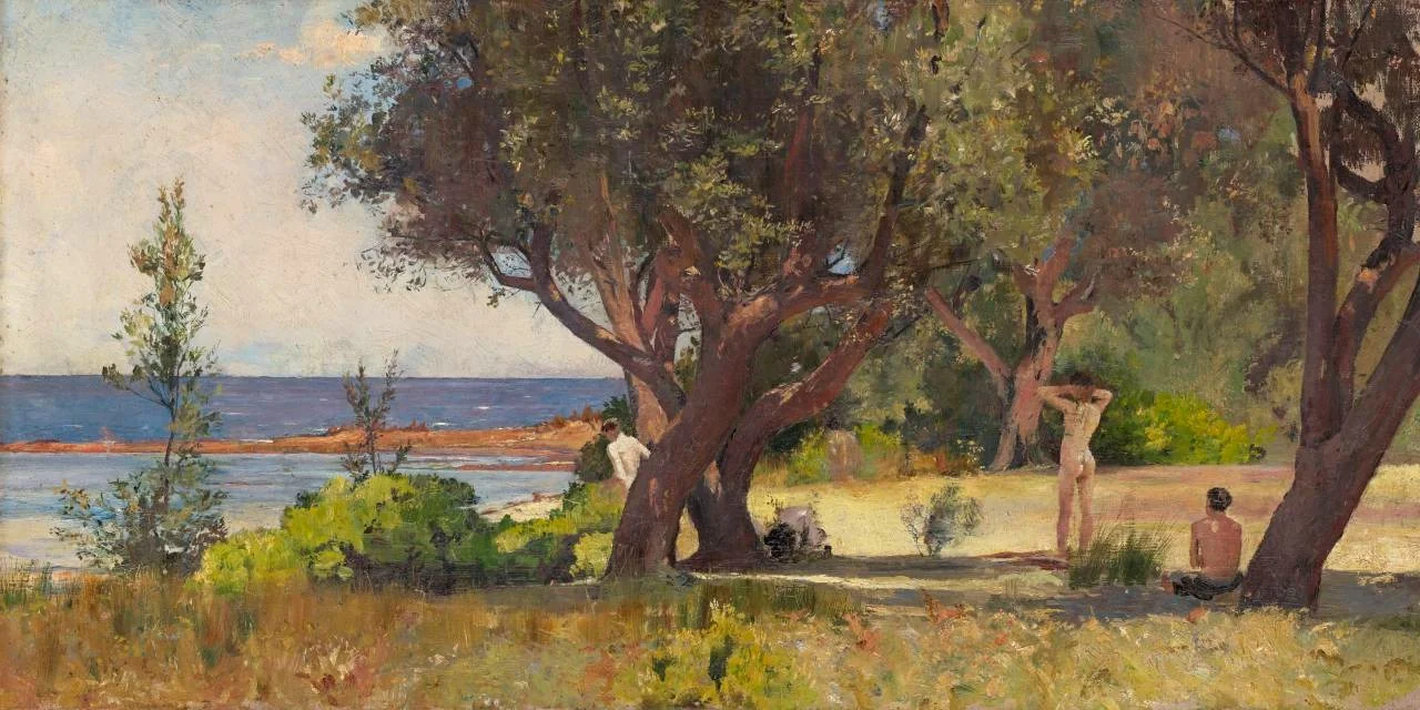 The Sunny South, detail