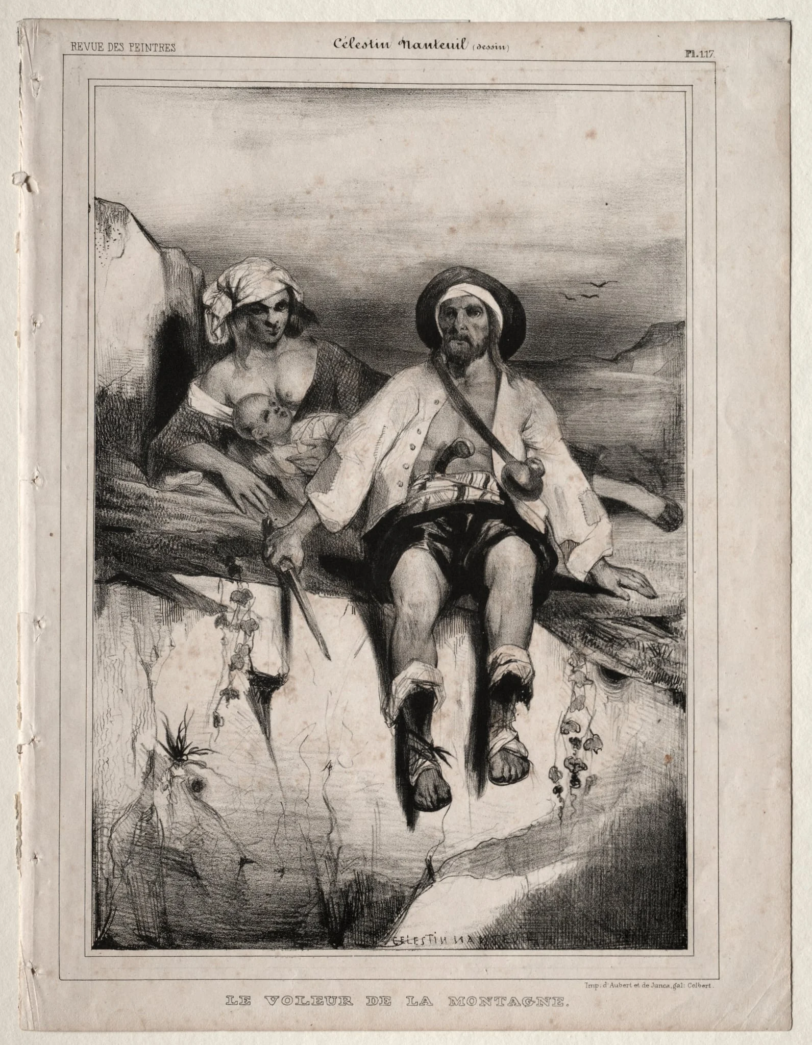 The Robber from the Mountain, detail