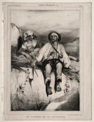 The Robber from the Mountain, by Célestin Nanteuil, 1804