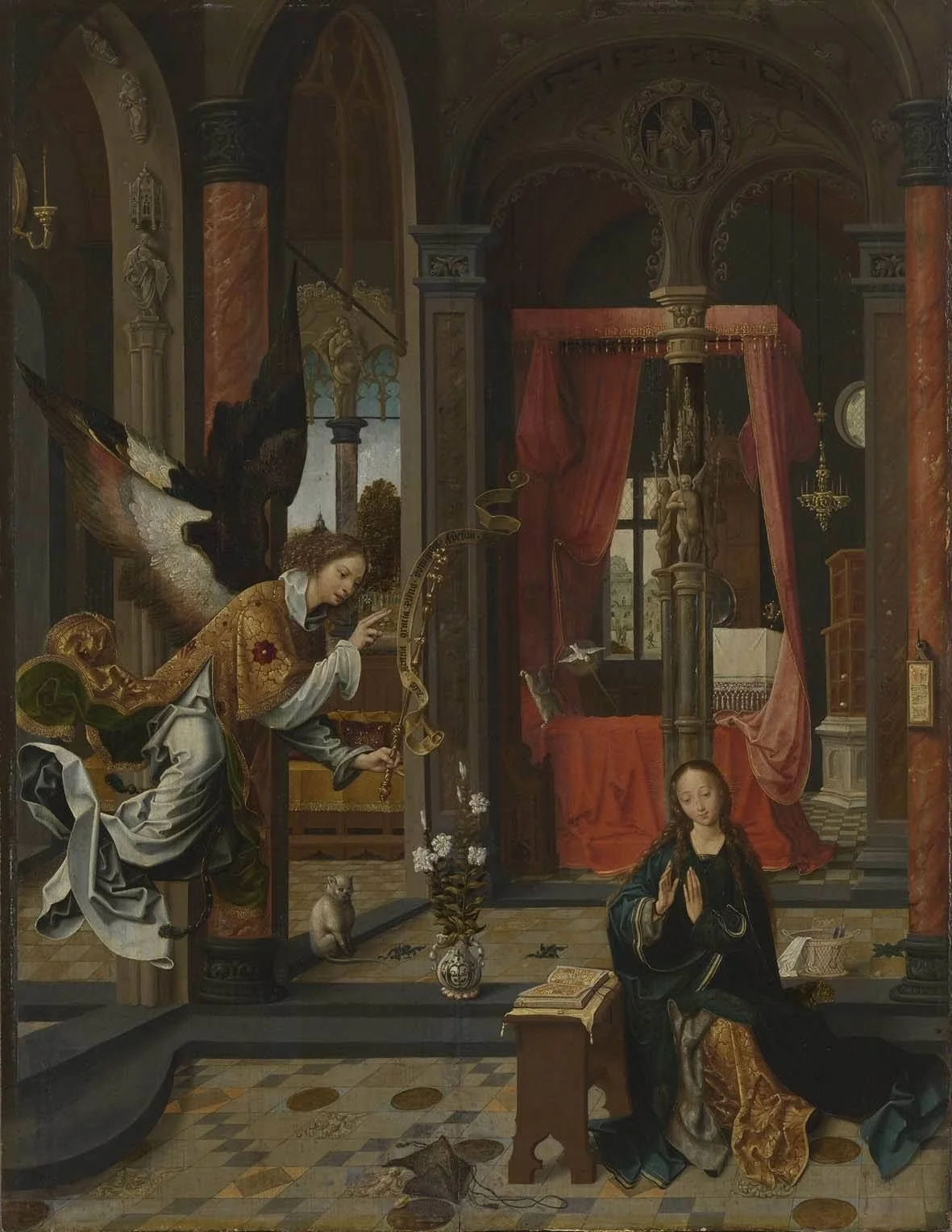 Verkündigung an Maria (nach), detail