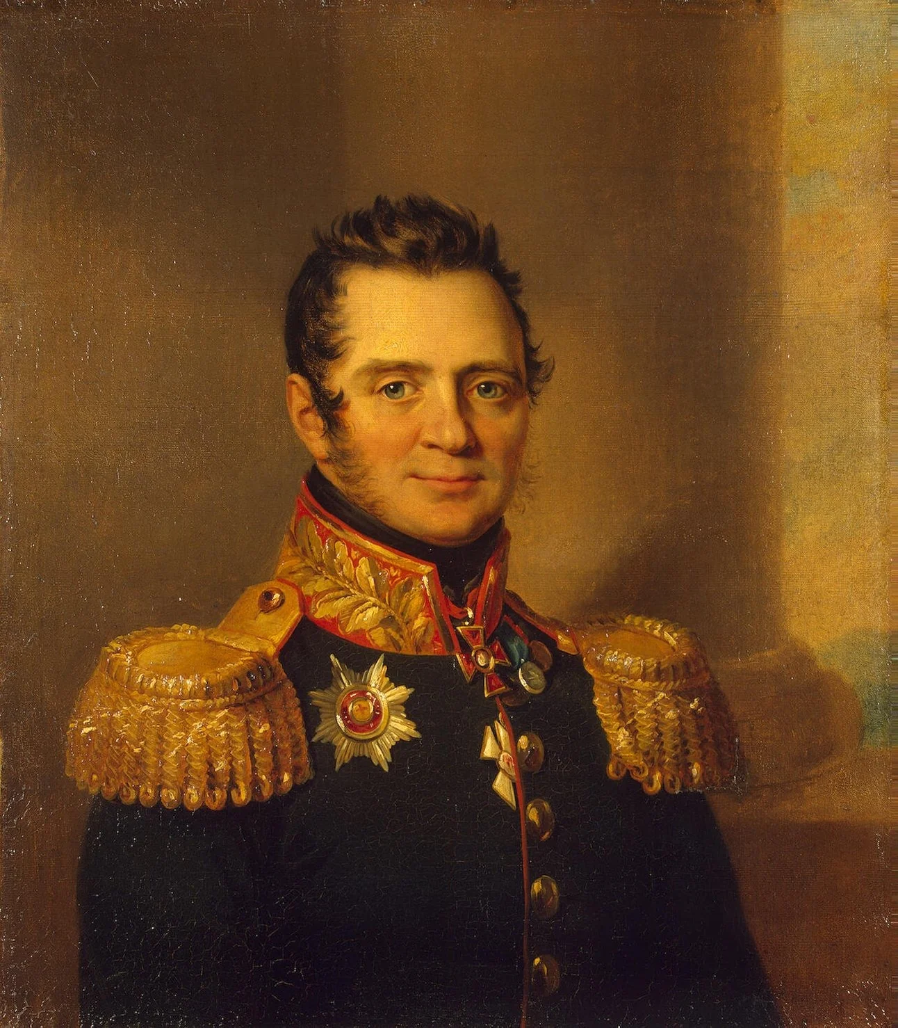 Portrait of Alexander P. Urusov (1768-1835), detail