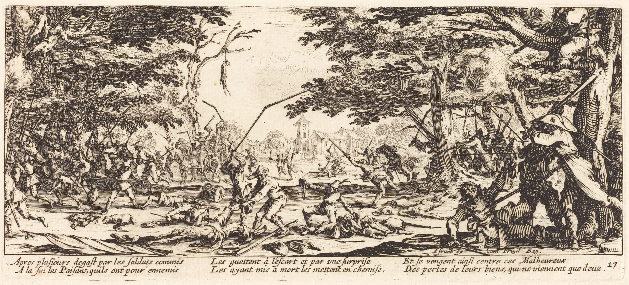 The Peasants Avenge Themselves, detail