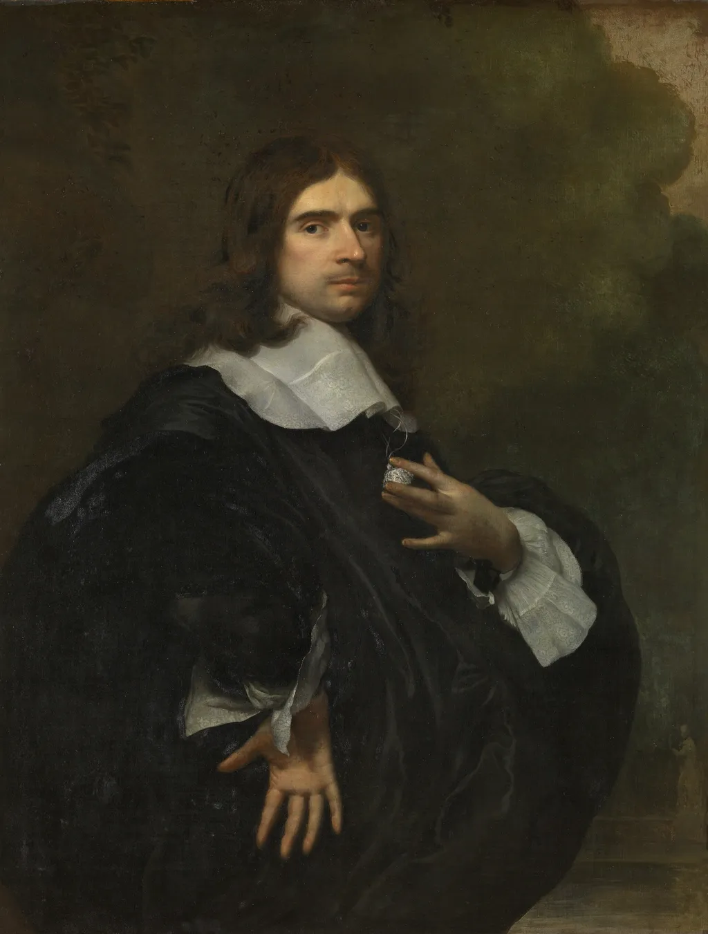 Portret van een man, by Adriaen Hanneman, oil