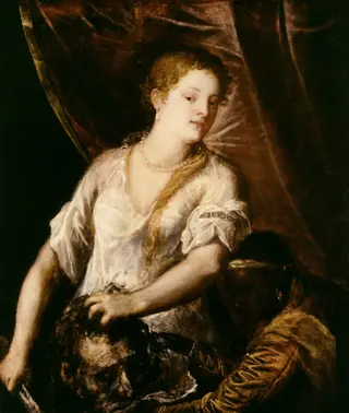 Judith with the Head of Holofernes, by Titian, oil, 1570