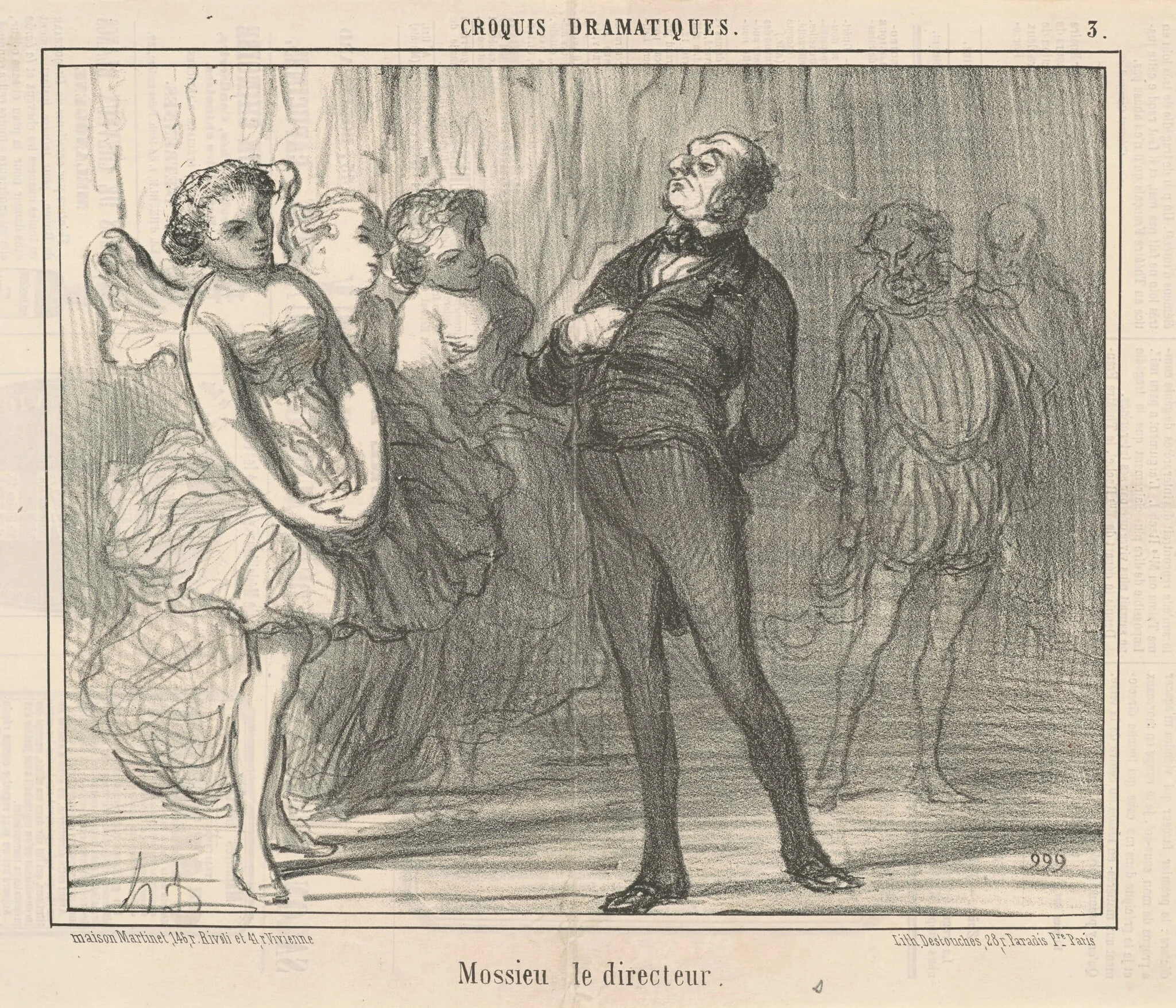 Mossieu la directeur, detail