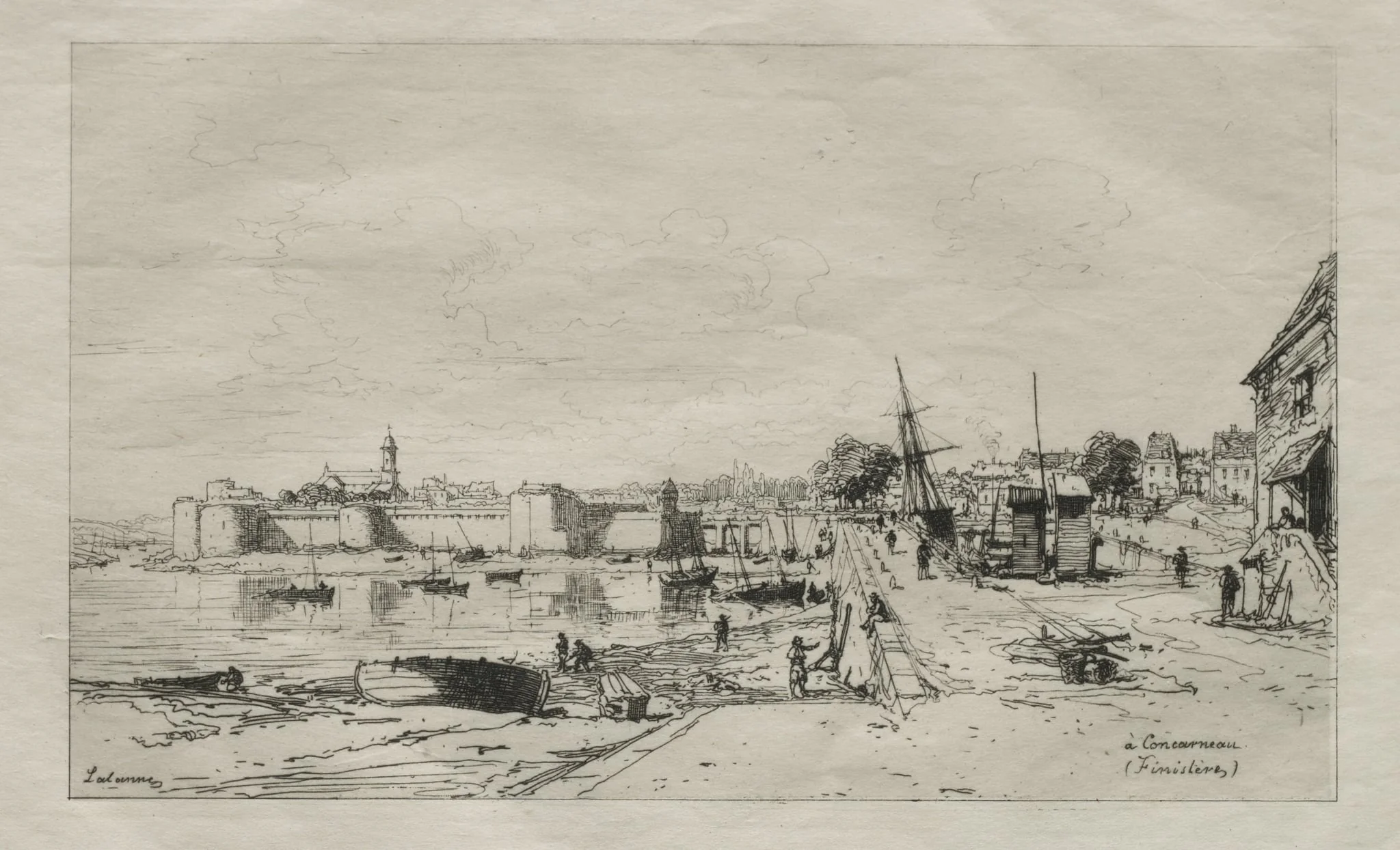 À Concarneau (Finistère), detail