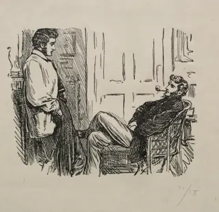 The Queen of Diamonds - How She Was Won and Lost, by George Louis Palmella Busson Du Maurier, 1866