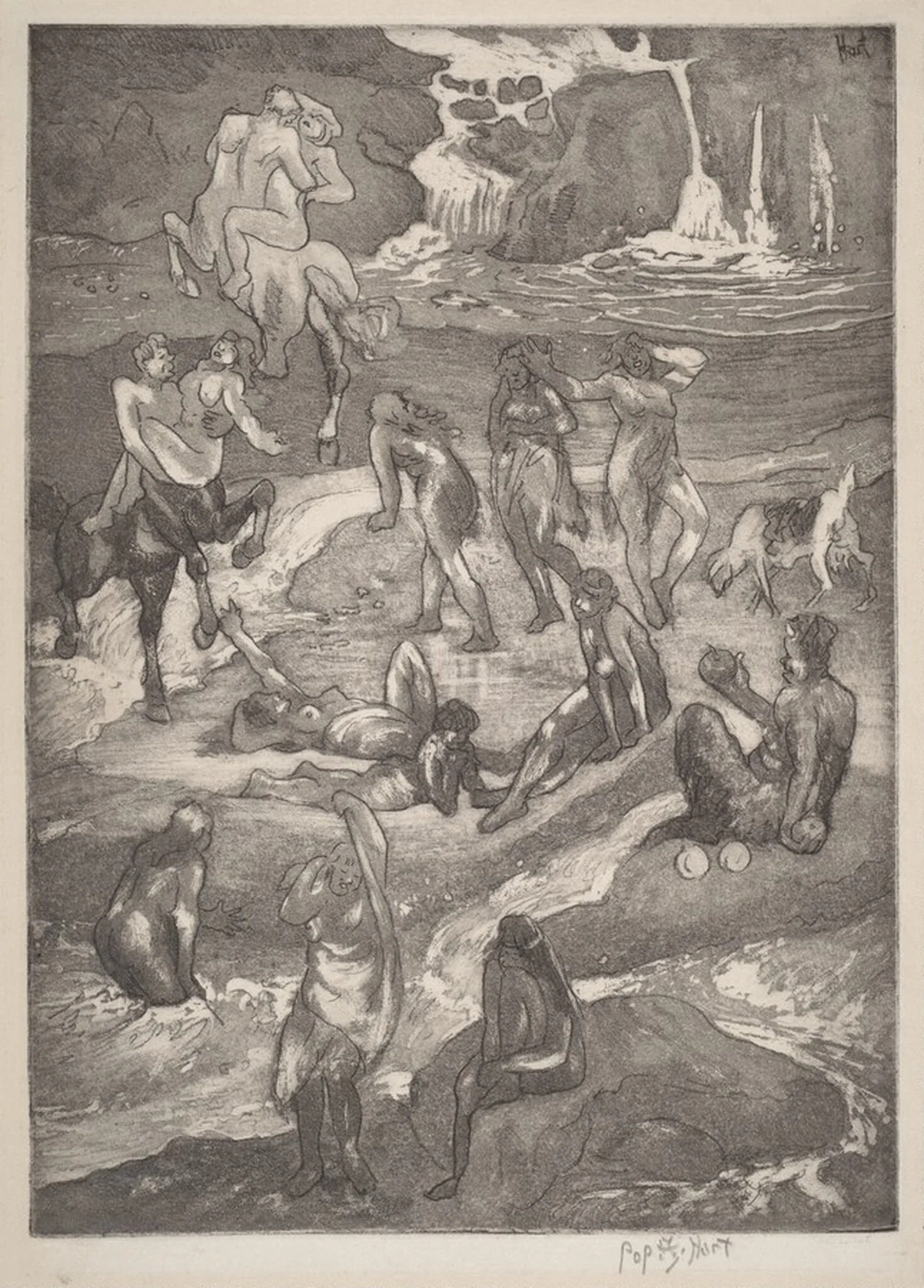 Dance of Centaurs, detail