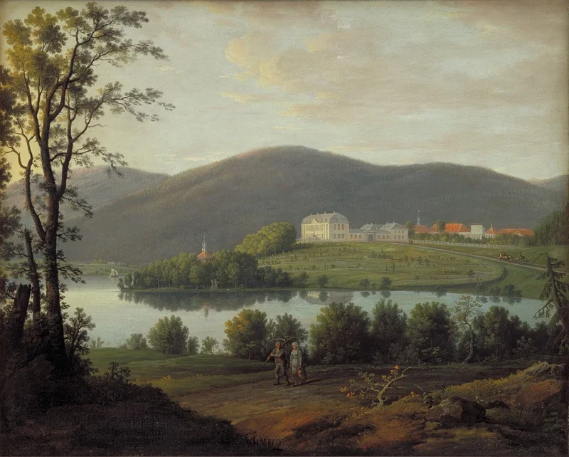 View of Bogstad in Norway, detail