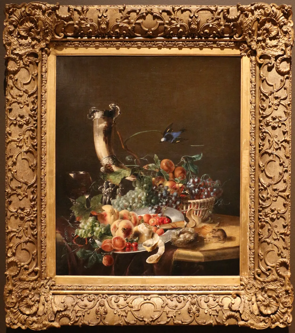 Fruits, by Cornelis de Heem, unspecified, 1673