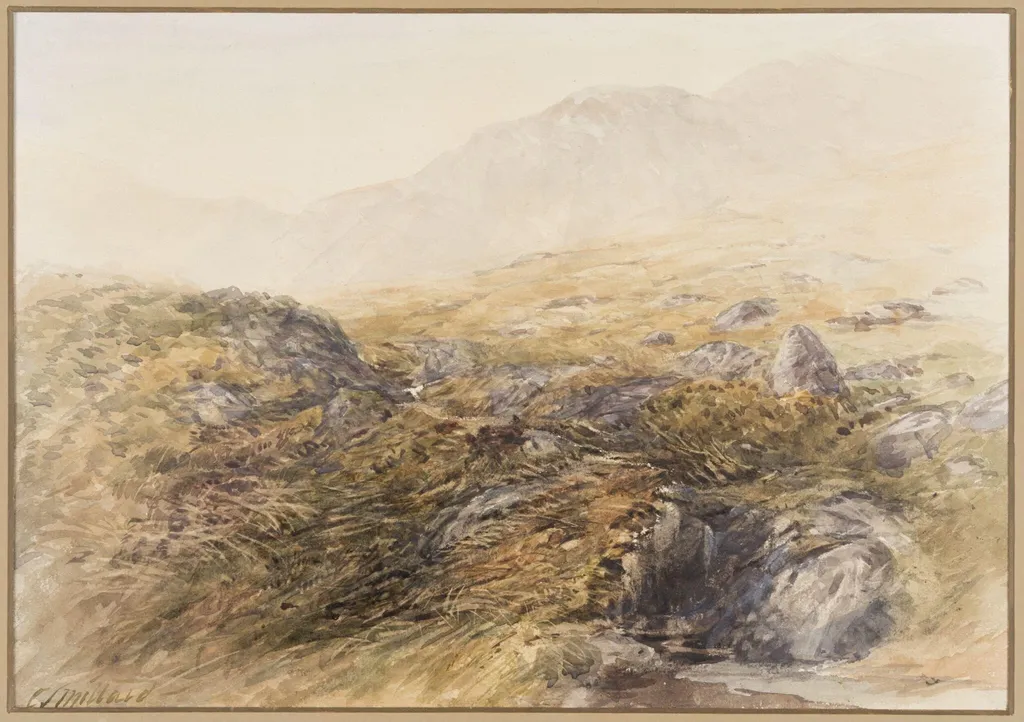 View Near Bettws-y-Coed, by Charles Stuart Millard, watercolor, 1862