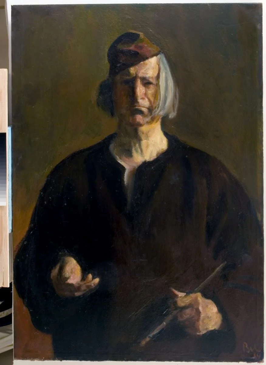 Autoportret, detail