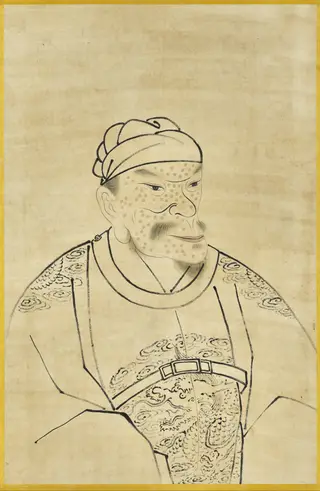 明太祖半身像（四）　軸