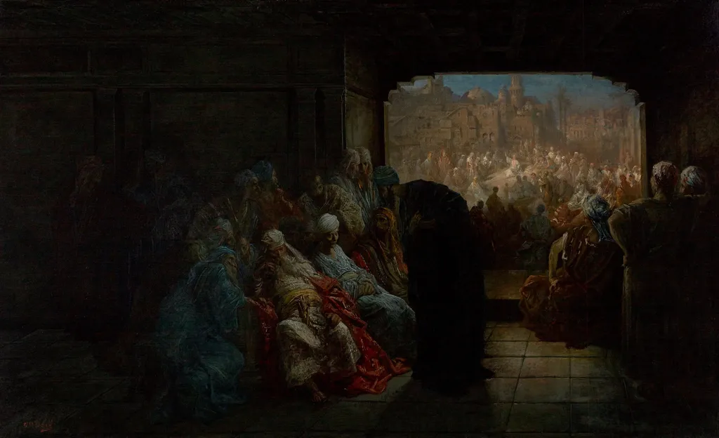 The House of Caiaphas, by Gustave Doré, oil, 1875