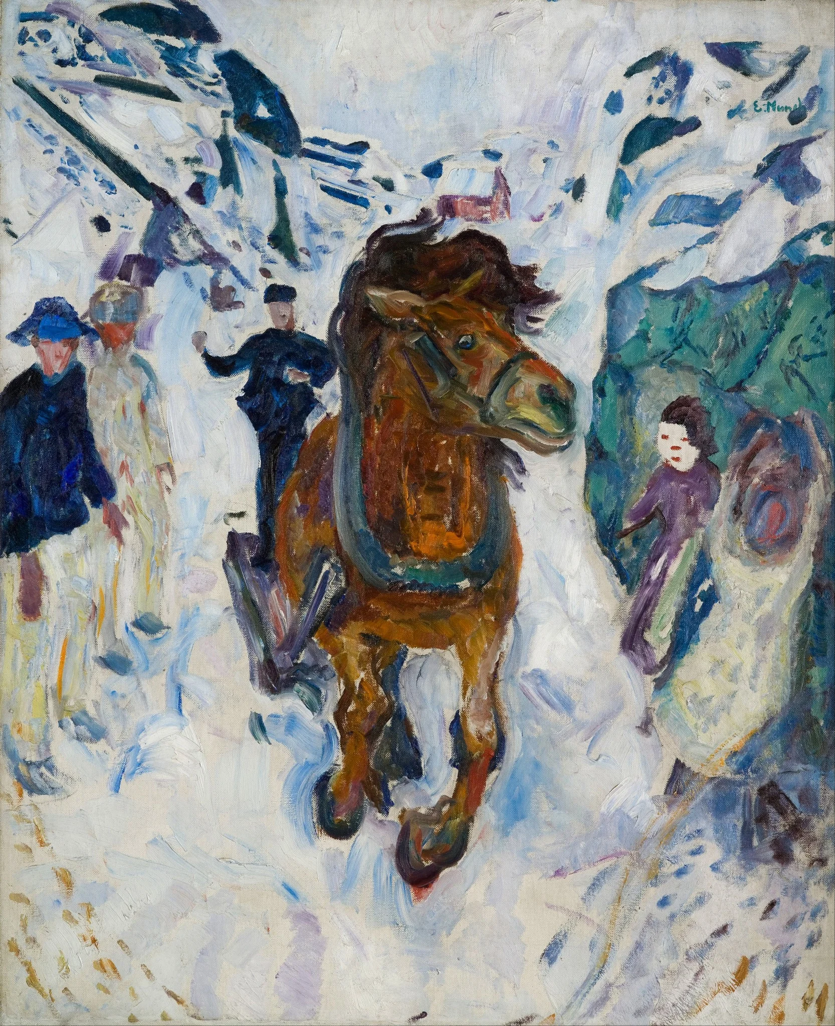 Galloping Horse, detail