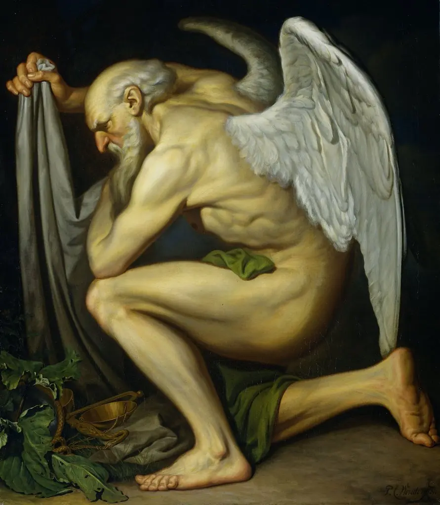 Father Time, by Pieter Christoffel Wonder, oil, 1810
