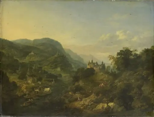 River View, by Jan Griffier, unspecified, 1690