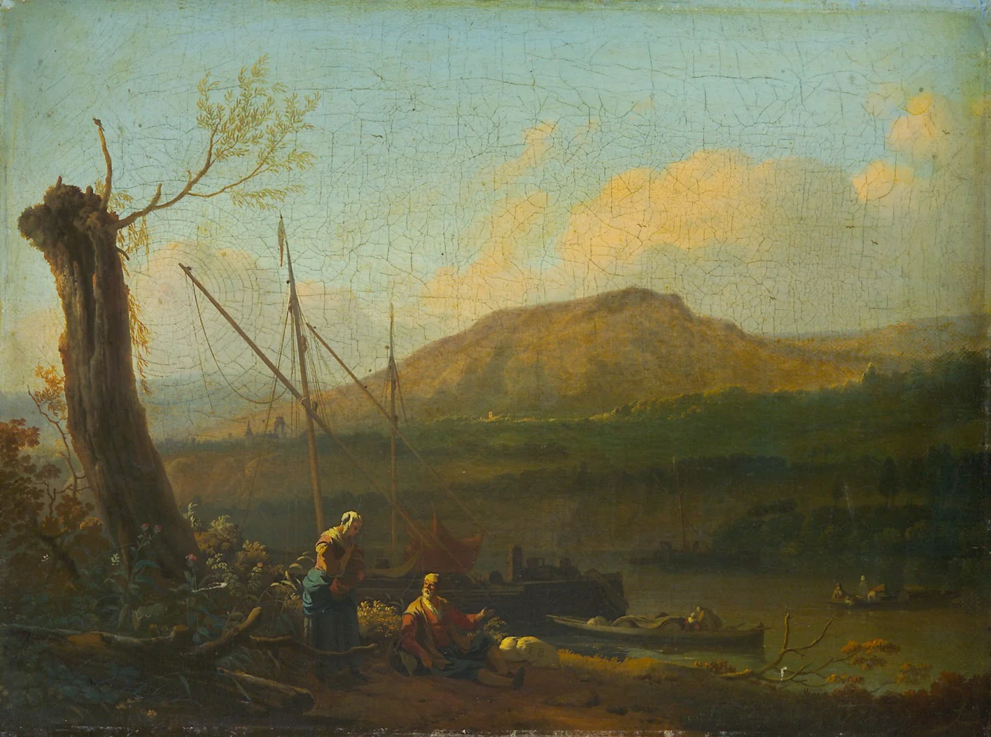 Flußlandschaft, detail