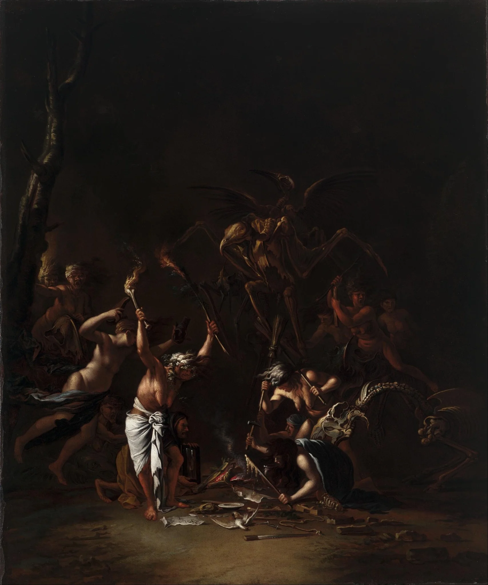 The Witches' Sabbath, detail