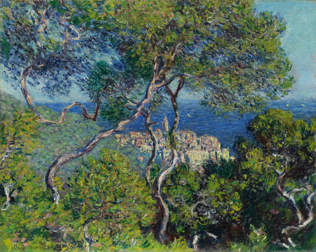 Bordighera, by Claude Monet, oil, 1892