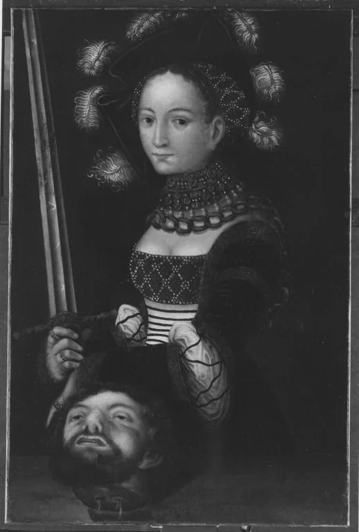 Judith with the head of Holopherne, detail