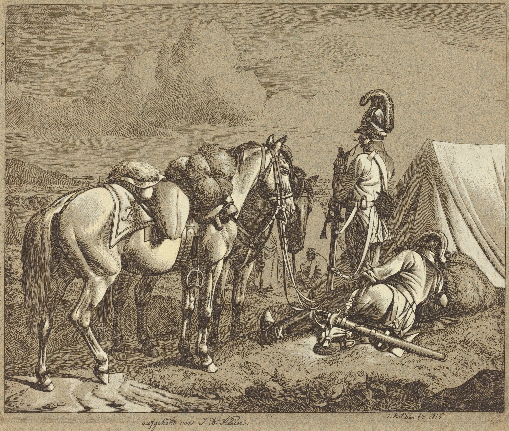 Austrian Dragoons, detail