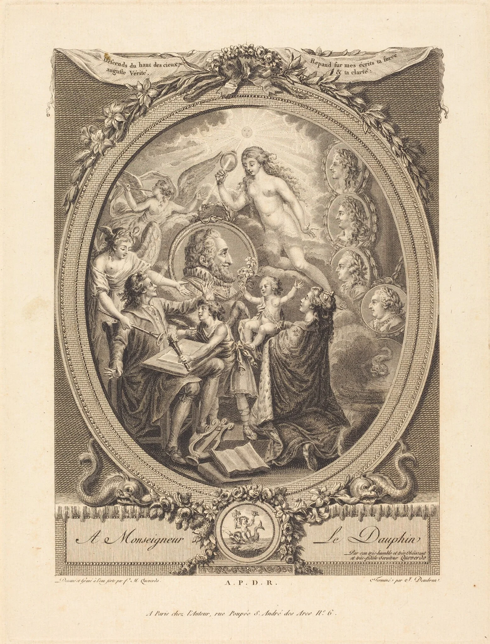 Allegory in Honor of Henri IV, detail