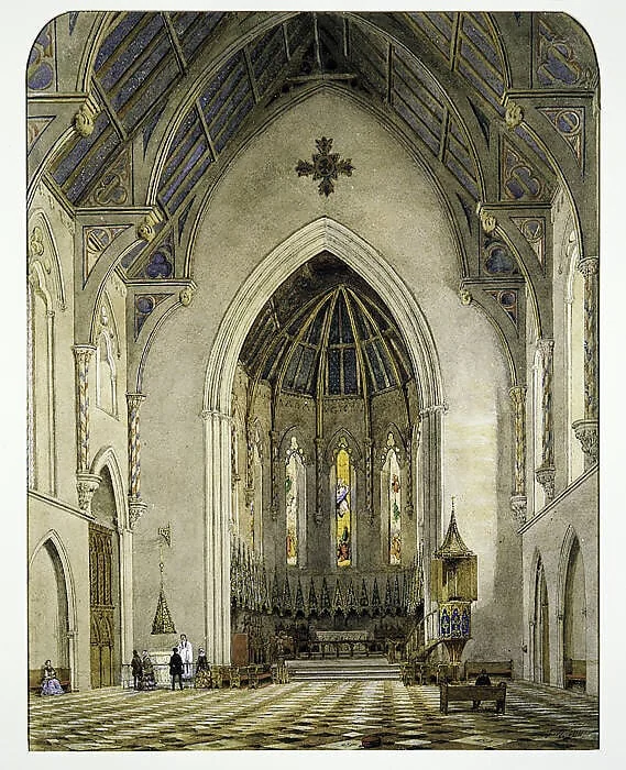 Chancel of Trinity Chapel, New York, detail