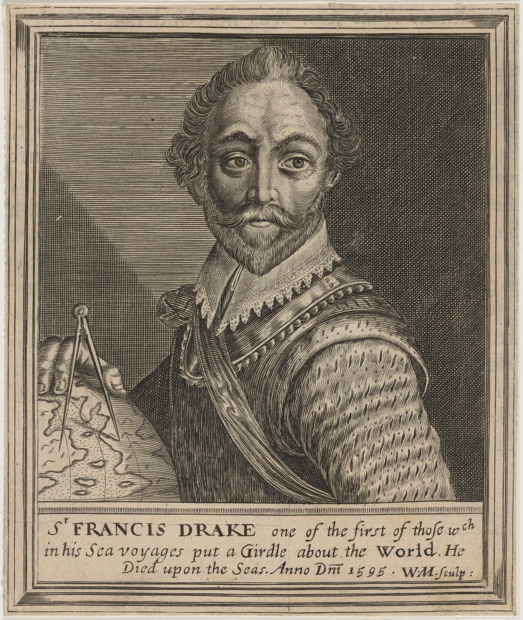 Sir Francis Drake, detail