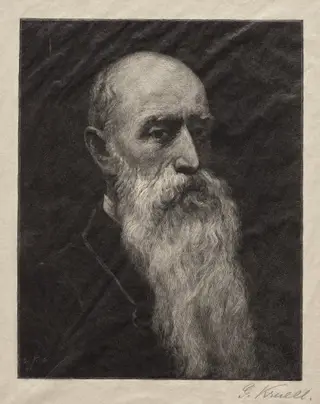 William Morris Hunt, by Gustav Kruell, 1886